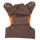 Многоразовый подгузник, угольно-бамбуковая ткань, 3-15 кг, цвет оранжевый, Крошка Я - Фото 7