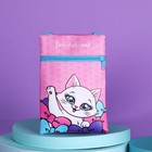 Подарочный набор для девочки «Котик», сумка,набор резинок,блокнот,тату - Фото 4