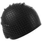 Шапочка для плавания взрослая ONLYTOP, силиконовая, обхват 54-60 см - Фото 5