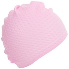 Шапочка для плавания взрослая ONLYTOP, силиконовая, обхват 54-60 см - Фото 5