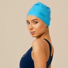 Шапочка для плавания взрослая ONLYTOP, силиконовая, обхват 54-60 см - Фото 3