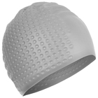 Шапочка для плавания взрослая ONLYTOP, силиконовая, обхват 54-60 см - Фото 3