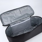 Сумка - шопер пляжная c термо-карманом , 42х37х15 см, чёрный цвет - Фото 6