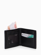 Портмоне мужское без застёжки, отдел для купюр, монет и карт, чёрное - фото 57969370