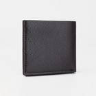 Портмоне мужское без застёжки, отдел для купюр, монет и карт, цвет коричневый 9246734