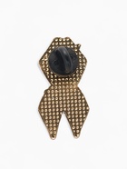 Значок «Георгиевская лента» с флагом России, цветной в золоте - Фото 2