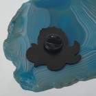 Значок «Осьминог» в венке, цветной в чёрном металле - Фото 2