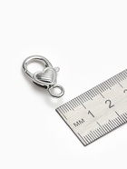 Замок-карабин «Сердечко» полосатое, (набор 3 шт.), 14×26 мм, цвет серебро - Фото 4