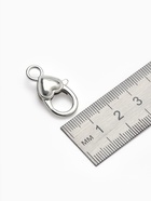 Замок-карабин «Сердечко» гладкое, (набор 3 шт.), 14×26 мм, цвет серебро - Фото 4