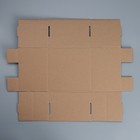 Коробка подарочная складная, упаковка, «Бурая», 22 х 22 х 15 см (комплект 3 шт) - фото 40544587