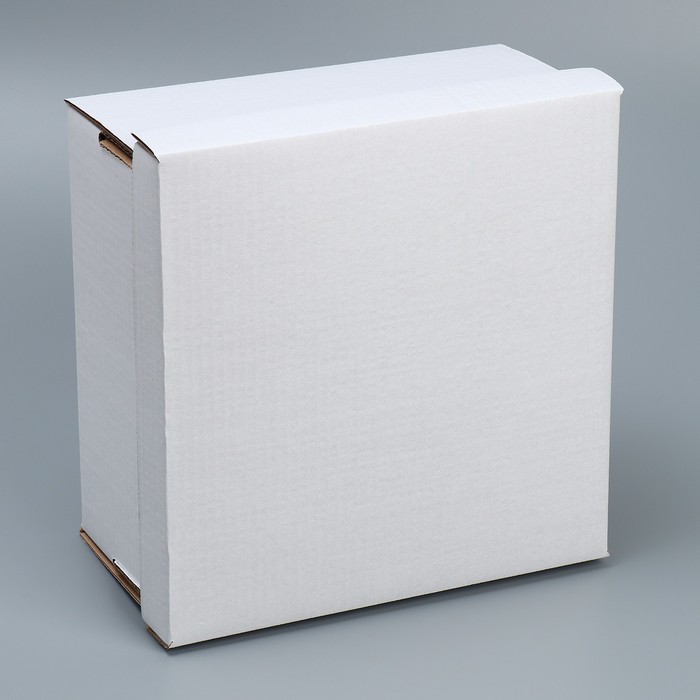 Коробка подарочная складная, упаковка, «Белая», 30×28.5×15 см
