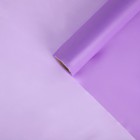 Плёнка для цветов упаковочная тишью влагостойкая «Нежная сирень», 0.6 x 8 м, 30мкм - фото 10160867