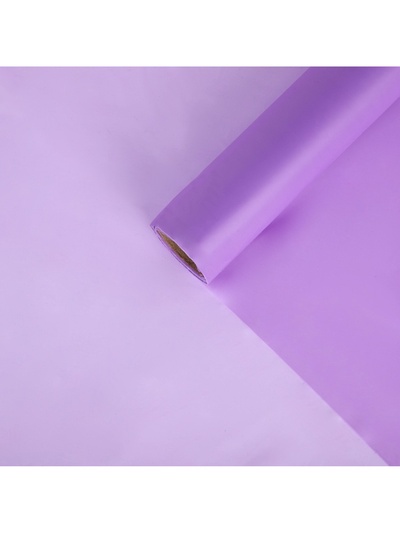 Плёнка для цветов упаковочная тишью влагостойкая «Нежная сирень», 0.6 x 8 м, 30мкм