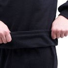 Термобелье мужское, хлопок с начёсом, размер 56, цвет чёрный - фото 21946914