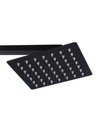 УЦЕНКА Душевая система ZEIN Z1006, смеситель, тропическая и ручная лейка, стойка, черный - фото 12785604