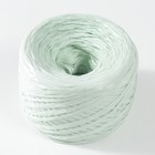 Пряжа "Для вязания мочалок" 100% полипропилен 400м/100±10 гр в форме клубка (светло-зелёный) - Фото 2