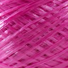 Пряжа "Для вязания мочалок" 100% полипропилен 400м/100±10 гр в форме клубка (пион) - Фото 3