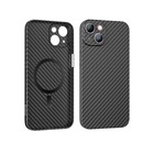 Чехол Hoco для телефона iPhone 14 Plus, кевларовая текстура, поддержка MagSafe, чёрный - Фото 2
