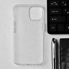 Чехол Hoco для телефона iPhone 14, TPU, усиленное окно под камеру, прозрачный - Фото 2