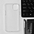 Чехол Hoco для телефона iPhone 14 Plus, TPU, усиленное окно под камеру, прозрачный - Фото 2