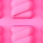 Форма для выпечки Доляна «Сладости. Ночка», силикон, 29×17×2 см, 9 ячеек (8,3×3,6 см ), цвет розовый - Фото 4