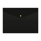 Папка-конверт на кнопке А4, 180 мкм, Calligrata No Secret, непрозрачная, черная, микс цветные кнопки 9344976 - фото 6043500