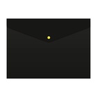 Папка-конверт на кнопке А4, 180 мкм, Calligrata No Secret, непрозрачная, черная, микс цветные кнопки - Фото 9