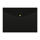 Папка-конверт на кнопке А4, 180 мкм, Calligrata No Secret, непрозрачная, черная, микс цветные кнопки - Фото 10