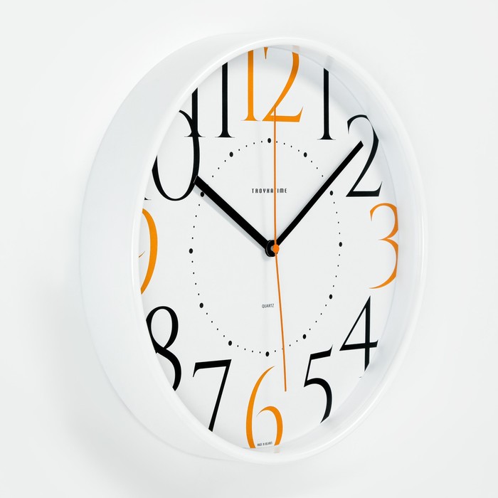Часы настенные, серия: Интерьер "Эдит" d=30.5 см, белые - фото 1926575119