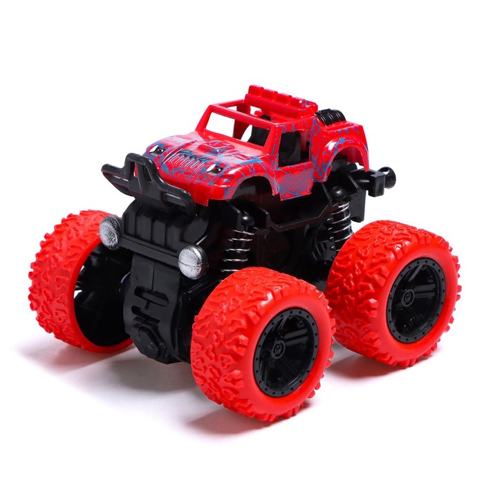Джип инерционный Monster truck, цвет МИКС - Фото 1