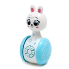 Развивающая игрушка «Музыкальная неваляшка: Новогодний зайчонок», МИКС, в пакете - фото 24289236