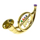 Игрушка музыкальная «Горн», цвета МИКС, в пакете - фото 67186227