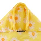 Надувной мешок для отдыха «Ромашки» 220х80х65 см, желтый - фото 3887086