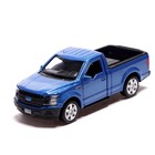 Машина металлическая FORD F-150, 1:32, инерция, открываются двери, цвет синий, в пакете 9433940 - фото 10161997