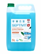 Гель для стирки SEPTIVIT «Голубой лён» для всех видов тканей, 5 л - Фото 3