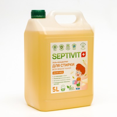 Гель для стирки SEPTIVIT «Дыня и Мед» универсальный, 5 л