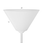 Торшер напольный «Изи», 1×15 Вт, Е27, белый 9095803