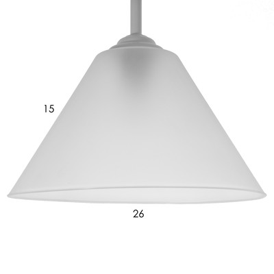 Торшер напольный BayerLux «Арбат», 1×15 Вт, Е27, белый/прозрачный