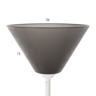 Торшер "Князь" 1х15Вт Е27 МОДЕЛЬ: BR 01029 белый/черный 9095832