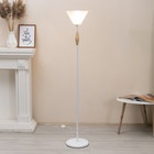 Торшер "Князь" 1х15Вт Е27 МОДЕЛЬ: BR 01030 белый/прозрачный 9095833