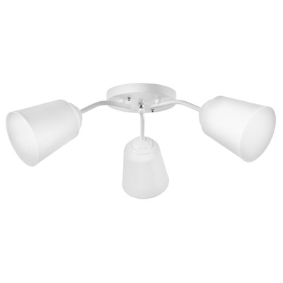 Люстра на потолок BayerLux «Онлайн», 3×15 Вт, Е27, белый