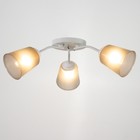 Люстра на потолок BayerLux «Онлайн», 3×15 Вт, Е27, белый/черный - фото 21948226