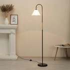 Торшер "Арбат" 1х15Вт Е27 МОДЕЛЬ: BR 01022 черный/прозрачный - фото 21948385