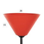 Торшер "Князь" 1х15Вт Е27 МОДЕЛЬ: BR 01035 черный/красный 9095838