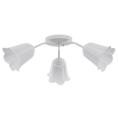 Люстра на потолок BayerLux «Онлайн», 3×15 Вт, Е27, белый