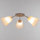 Люстра «Онлайн» 3×15 Вт Е27 МОДЕЛЬ: BR=00204 белый/прозрачный - Фото 2