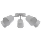 Люстра BayerLux BR 00206 «Онлайн», 5×15 Вт, цоколь Е27, белая - Фото 1