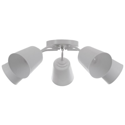 Люстра BayerLux BR 00206 «Онлайн», 5×15 Вт, цоколь Е27, белая