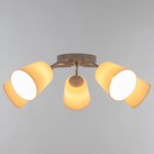 Люстра BayerLux BR 00206 «Онлайн», 5×15 Вт, цоколь Е27, белая - Фото 2