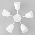 Люстра BayerLux BR 00206 «Онлайн», 5×15 Вт, цоколь Е27, белая - Фото 4